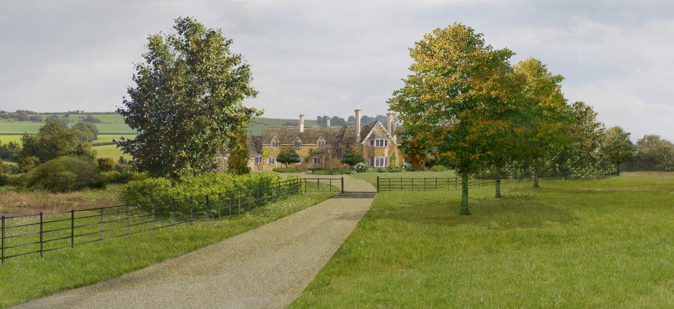 Picturesque garden, Somerset