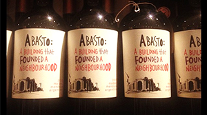 Abasto Wine label